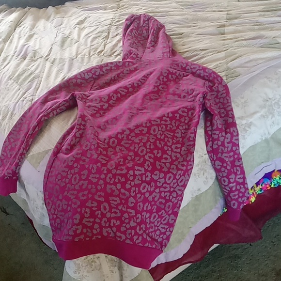 Nomad pink leopard print sweater dress size med - Picture 2 of 3